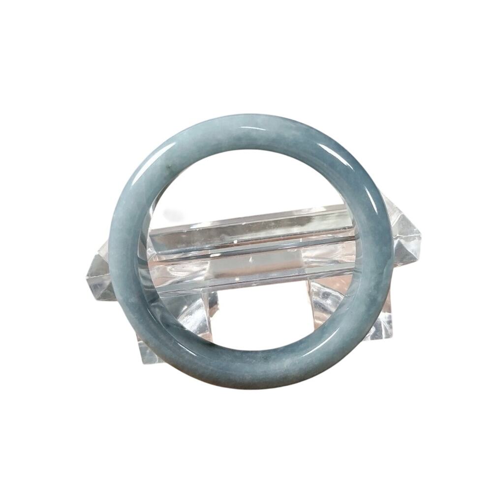 Guatemalan Jadeite Bangle Bracelet 57.5mm - Cut From Guatemala Jade Slab Type A
